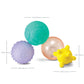 Infantino Activity Ball Set Music & Lights - 4 Colorful, Bouncy, & Multi-Textured Balls for Fine Motor Development for Little Ha