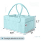 Mr. Pen- Baby Diaper Caddy Organizer, Mint Whisper, Baby Caddy Organizer With Handle, Compact Size, Collapsible & Portable