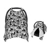 Muishi Panda with Leaves Baby Car Seat Canopy Nursing Cover for Newborn Car Seat Breastfeeding Covers Blanket Newborn Shower Gif