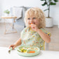 Bumkins Silicone Grip Dish, Suction Plate, Divided Plate, For Baby And Toddler, Bpa Free, Microwave And Dishwasher Safe - Sage