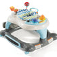 Storkcraft 3-In-1 Activity Walker And Rocker With Jumping Board Feeding Tray, Interactive Toy Tray For Toddlers Infants, Blue/Gr