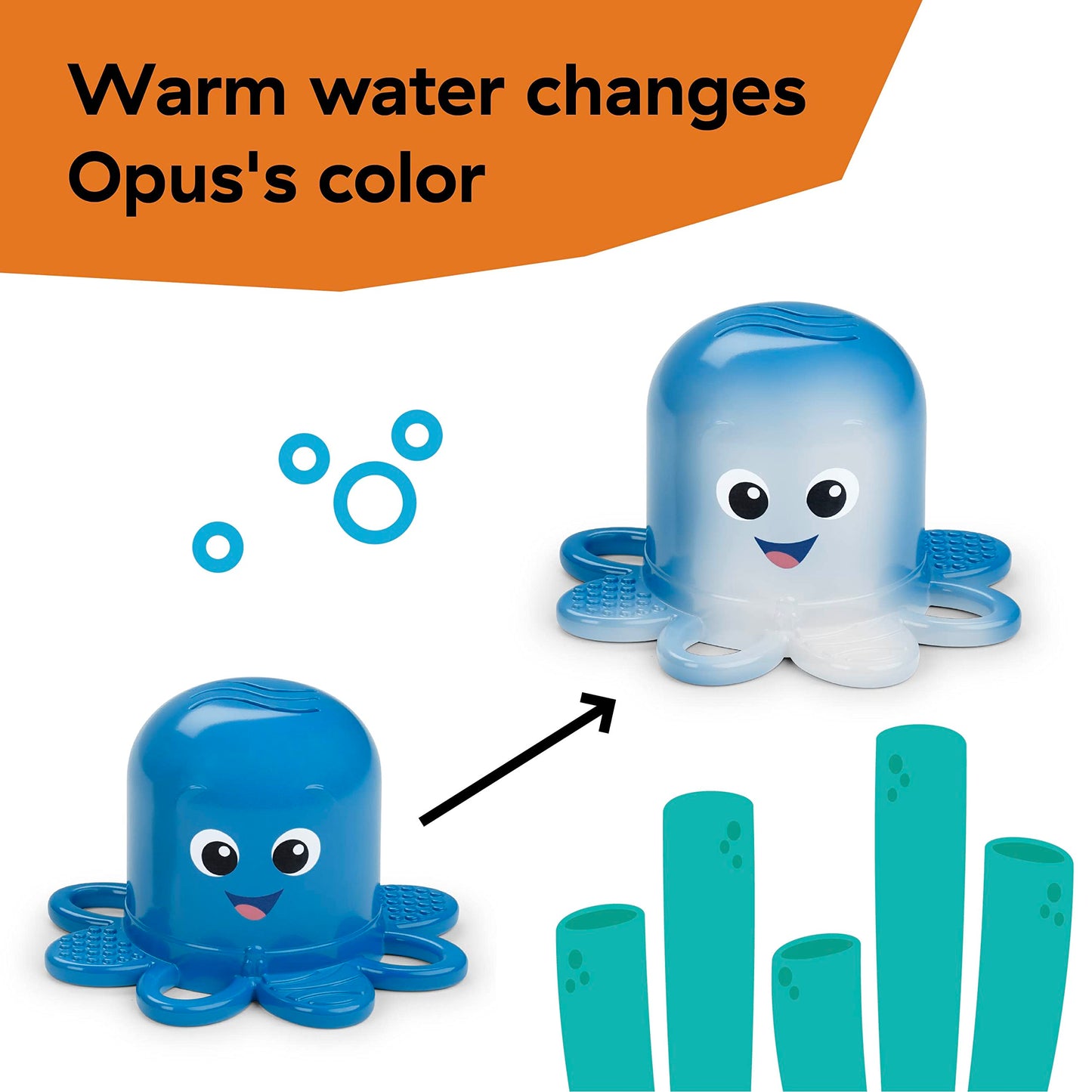 Baby Einstein Ocean Explorers Opuss Stack & Stream Sensory Stacking Cups, Ages 3 Months and up
