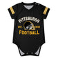 OAOANS Pittsburgh Baby Clothes Custom Name Number Personalized Football Baby Jersey Clothing Newborn Toddler Apparel 0-24 Months