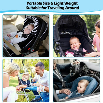 Kakiblin Baby Travel Pillow, Baby Pillow For Head And Neck, Upgraded Baby Support Pillow, Baby Neck Pillows For Car Seat,Pushcha