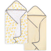 Burts Bees Baby Infant Hooded Towels Little Ducks Organic Cotton, Unisex Bath Essentials And Newborn Necessities, Soft Nursery T