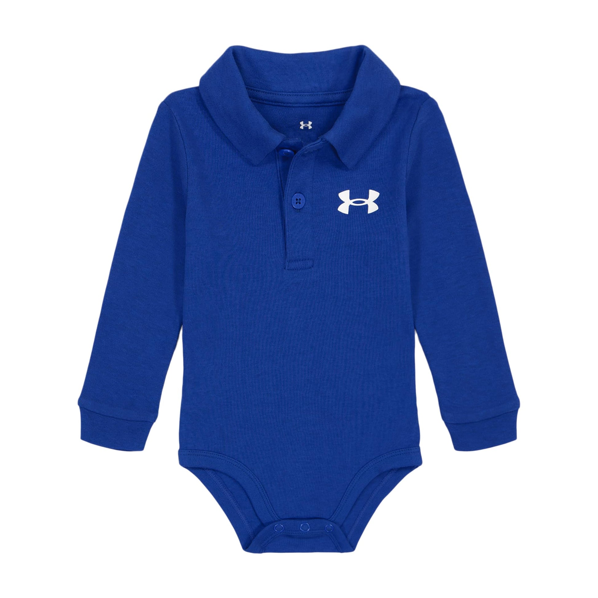 Under Armour Ua Ls Polo Bodysuit, Team Royal - Long Sleeve, 6-9 Months