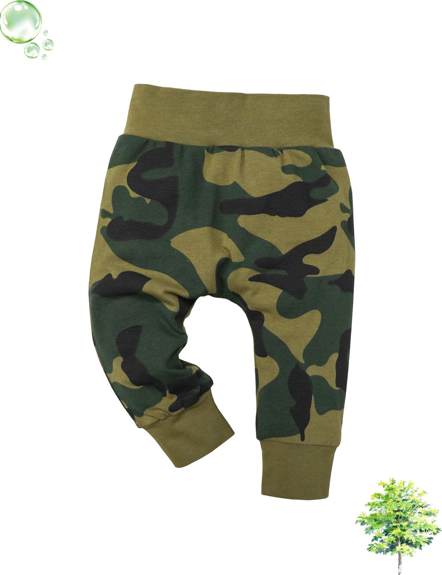 Fommy Baby Boy Clothes 6-9 Months Boy Outfits Daddy'S Boy Print Hoodies+Long Camouflage Pants 2Pcs Outfits Set Stuff Gifts