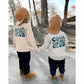 Boutikome Big Brother Sweatshirt Toddler Baby Boy Cool Big Bro Club Shirts Announcement Pullover Long Sleeve Fall Tops(Beige,2-3