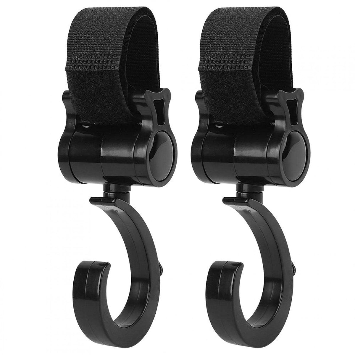 Stroller Hook, HighStrength Integrated Designs Handy Stroller Hook, Easy to Install Sturdy for Pushchair Hang Storage Bags Diap