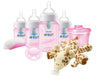 Philips AVENT Anti-Colic Baby Bottle with AirFree Vent Newborn Gift Set with Snuggle, Pink, SCD307/02