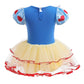 Myrisam Snow White Princess Costumes For Baby Girls Birthday Romper Tutu Dress W/Headband Halloween Outfits