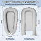 Baby Lounger, Infant Nest Cover, Newborn Lounger Cover Co Sleeper For Baby 0-24 Months, 100% Cotton Breathable Cosleeper For Bab