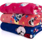 Uber World Baby Newborn (09 Months) AC Blanket with Hood Flannel Fleece Combo Pack of 3