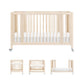 babyletto Rolli 9-in-1 Convertible Baby Crib w/Wheels - Includes Conversion Kits for Bassinet, Standard Crib, Toddler Bed, Daybe