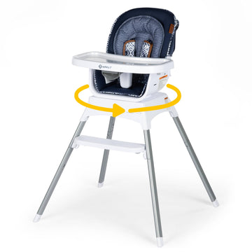 Safety 1St Grow And Go Infant High Chair, Convertible High Chairs For Babies And Toddlers - Rotating Baby High Chair For Eating,