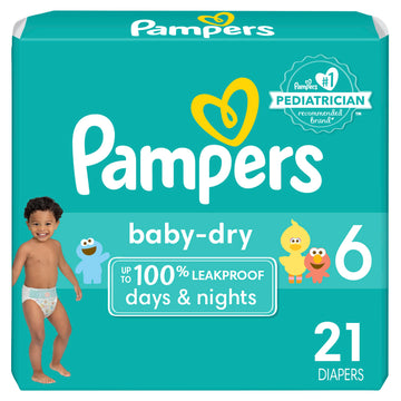 Pampers Baby Dry Diapers Size 6-21 Ct