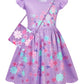 Cotrio Magic Family Isabela Costume Dress For Girls Kids Halloween Cosplay Outfits With Bag Role Play Clothes Birthday Party Dre