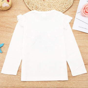 Mh-Lucky Baby Girl Clothes Infant Outfits Set 2 Pieces Long Sleeved Tops + Pants (2-3 T, Purple)