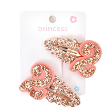Jissoo Hair Clip - Hairclip For Baby Girls' 1St Birthday, White Glitter Number 1, Girl Birthday Hair Accessories, Photo Props