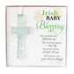 The Grandparent Gift Irish Baby Blessing Handmade In Usa Cross- Irish Baby Gift For Baby Girl Or Boy (Cross)