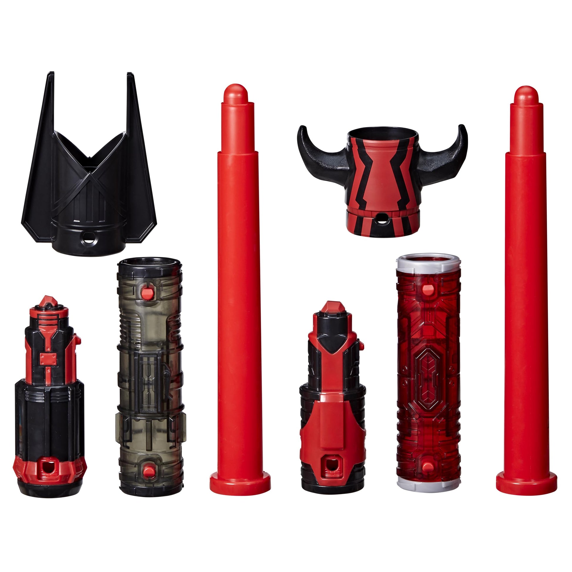 STAR WARS Lightsaber Forge Kyber Core Dark Side Villains Pack, Darth Vader & Darth Maul Customizable Lightsabers, Toys for 4 Yea