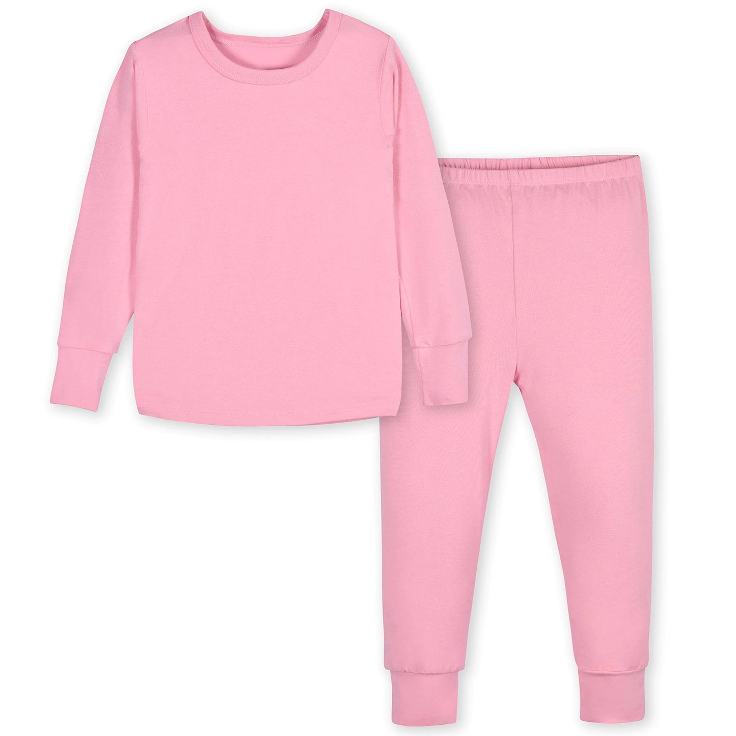 Gerber Unisex Baby Toddler Buttery Soft 2-Piece Snug Fit Pajamas With Viscose Made From Eucalyptus, Sea Pink, 18 Months