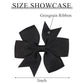 Choicbaby 3 Inches Hair Bows For Girls Black Grosgrain Ribbon Pinwheel Hair Bows Clips Toddler Bows Hair Clips For Birthday Baby