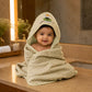 TINYTYKE CuddleWrap Hooded Baby Blanket for Newborn Baby | Green