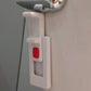 Childproof Toilet Handle Lock (2-Pack, White Button)