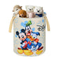Kuber Industries Polyester Foldable 45L Toys Organizer For Kids Room  Soft Toys Storage Bag/Basket/Container With Handles | Dis