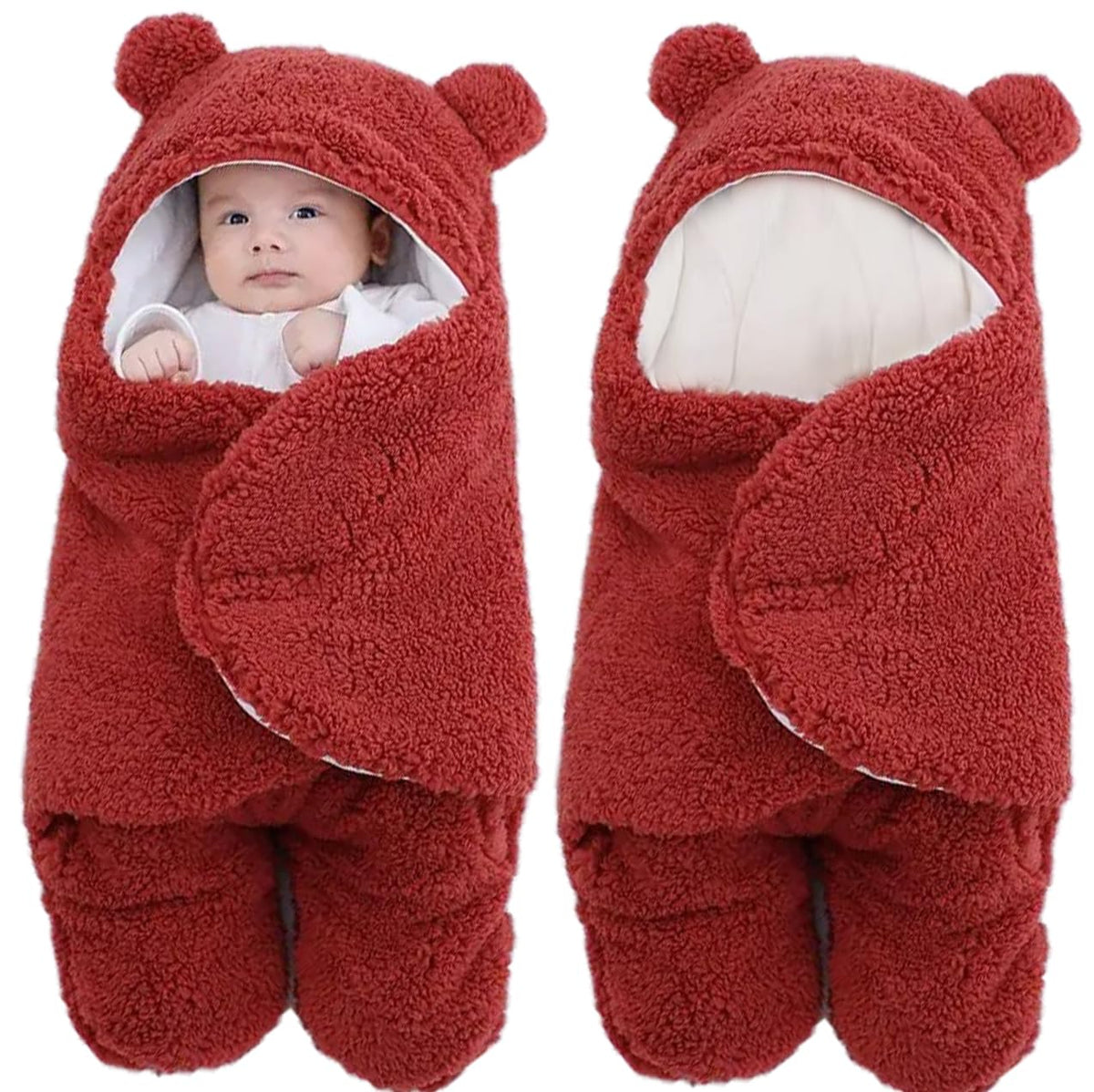 TOMORROW Baby Swaddle Wrap for Newborns  Soft Cotton Adjustable Infant Sleep Sack for 06 Months | Cozy, Breathable, Secure Wra