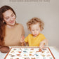Babebay Disposable Placemats For Baby, 60 Pack Sticky Toddler Placemat For Restaurants, Dining Table, Party, Travel, 12' X 18'