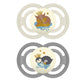 Mam Perfect Night Baby Pacifier, Patented Nipple, Glows In The Dark, Unisex, 16+, 2 Count (Pack Of 1)