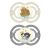 Mam Perfect Night Baby Pacifier, Patented Nipple, Glows In The Dark, Unisex, 16+, 2 Count (Pack Of 1)