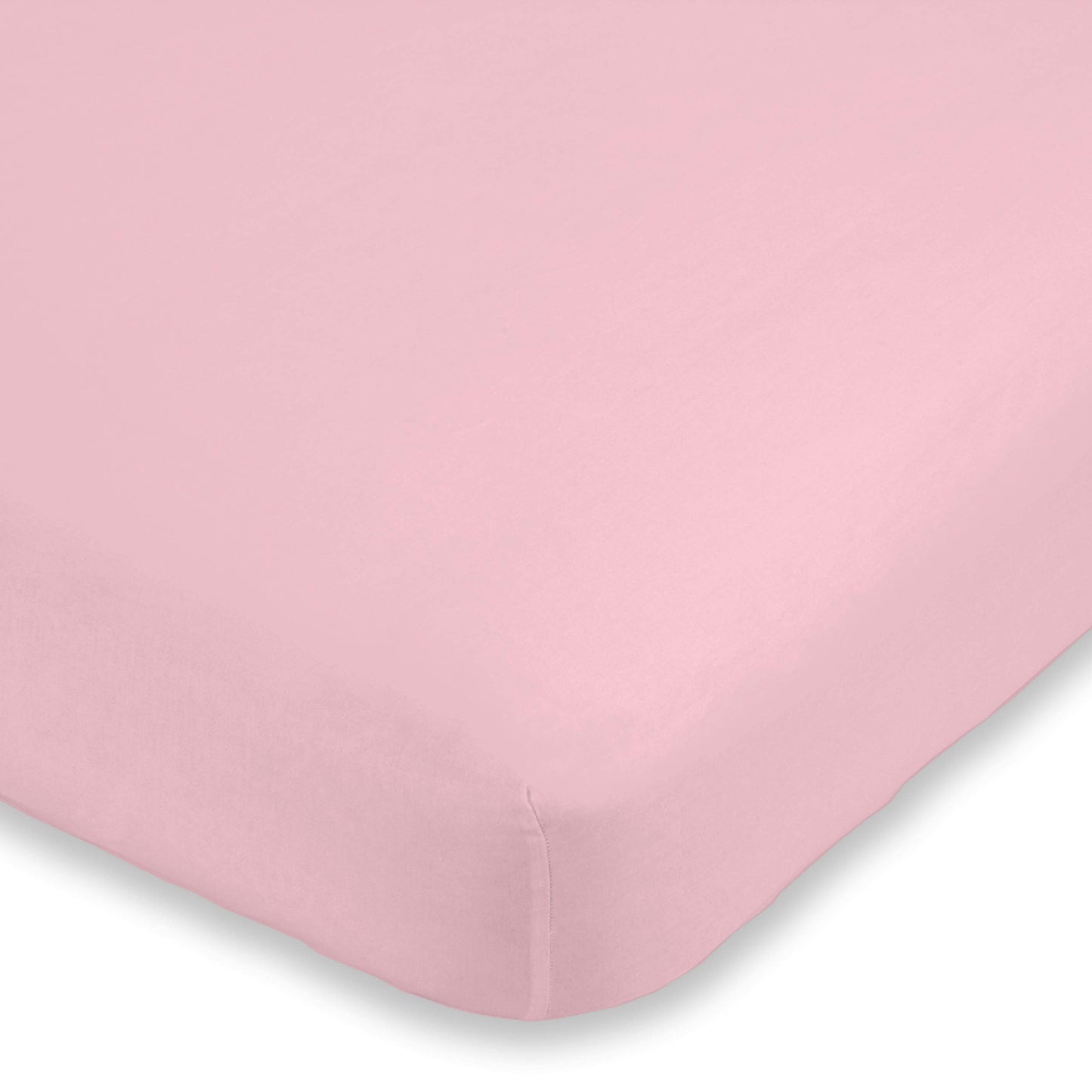 Everything Kids Pink & Mint Llama 4Piece Toddler Bed Set - Comforter, Fitted Bottom Sheet, Flat Top Sheet, Reversible Pillowcase