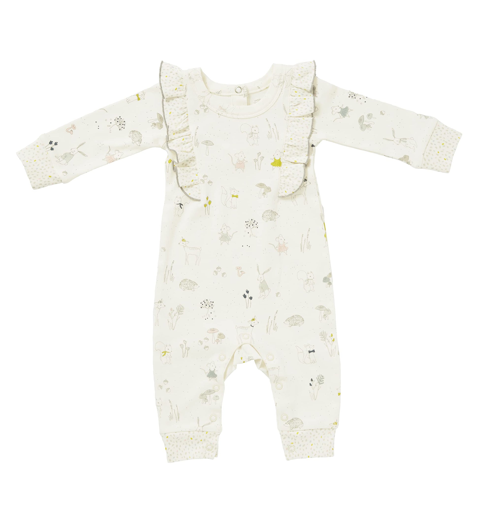 Pehr Ruffle Romper Magical Forest / 12-18 Mos., Multi
