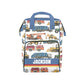 Noverbibi Custom Diaper Bag for Baby Customized Construction Vehicle Baby Bag Personalized Nursing Bags with Name Custom Name Mo