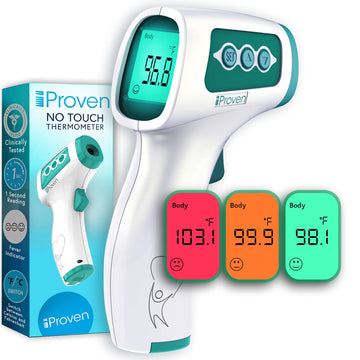 Infrared Forehead Thermometer For Adults And Infants, Fsa Hsa Eligible, Touchless Iproven Thermometer, 1Sec Instant Accurate Rea