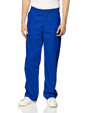 Dickies Mens Big And Tall Signature Elastic Waist Scrubs Pant, Royal, Xxxx-Large
