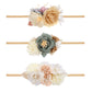 Bfnaagirl Baby Girl Headbands Nylon Flower Elastic Hairbands 3Pcs Hair Accessories Gift For Newborn Infant Toddlers (93)