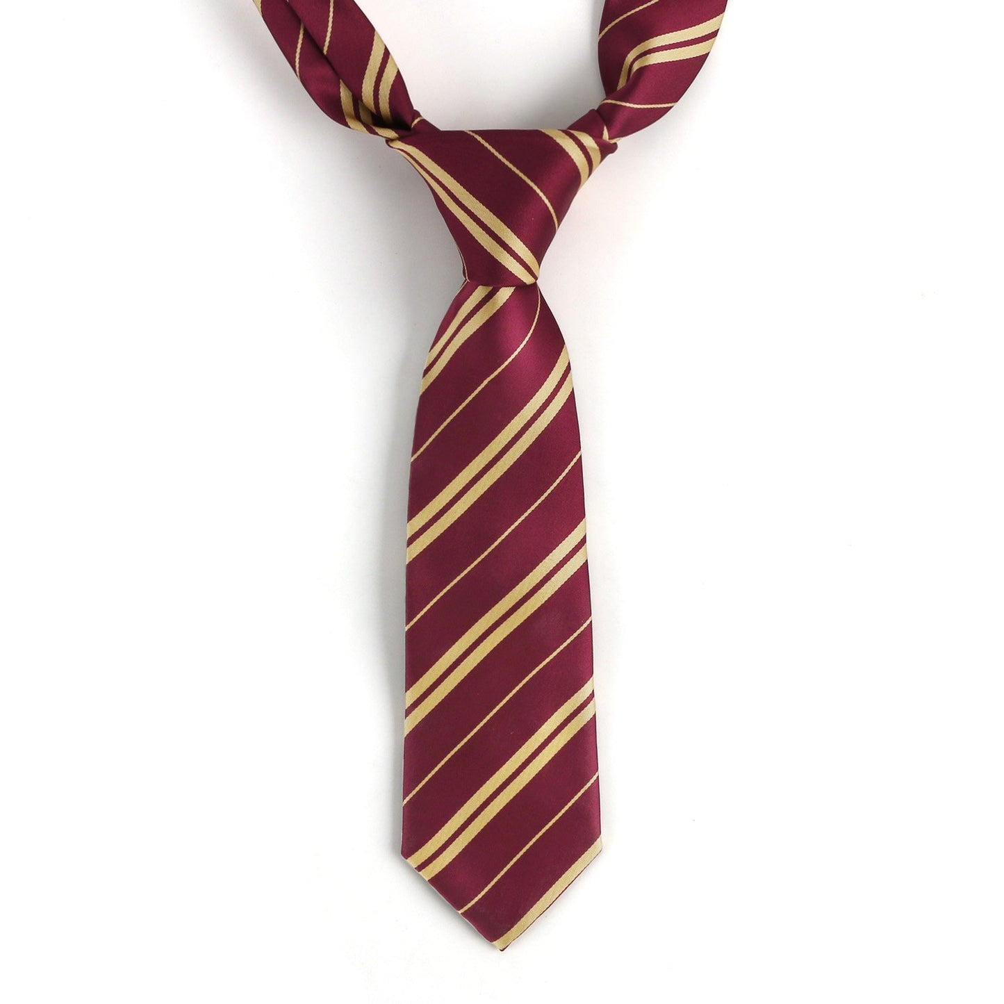 Landisun Cosplay Tie Toddler Necktie Kid Ties Toy Halloween Costume Satin 45 inch Lengh Red