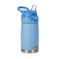 Nuby Thirsty Kids No Spill Flip-It Reflex Stainless Steel Travel Cup, Blue, 10 Oz