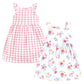 Hudson Baby Baby Girls Cotton Dresses, Butterfly Floral, 18-24 Months