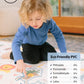 Baby Care Play Mat (Large, Moroccan - Beige) 82'' X 55'' Original One-Piece Reversible Rollable Waterproof Play Mat For Infants,