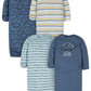Gerber Unisex Baby Boy And Girls 4-Pack Sleeper Gown Dinosaur Blue 0-6 Months