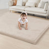 ACOMOPACK Baby Play Mat for Floor 1.3 Thick Memory Foam Play Mat 59  71 Tummy Time Crawling Mats with Non-Slip Bottom for Living