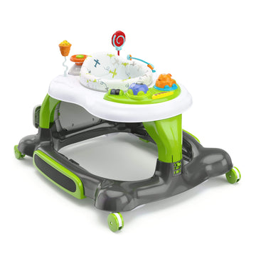 Storkcraft 3-In-1 Activity Walker And Rocker With Jumping Board And Feeding Tray, Interactive Walker With Toy Tray And Jumping B