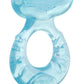 Nuby Silicone Teethe-eez Teether with Bristles, Includes Hygienic Case, Colors May Vary