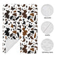 Brown Black Cow Skin Baby Car Seat Canopy Cover Multi Use Nursing Cover For Newborn Car Seat Canopy Mom Nursing Breastfeeding Co