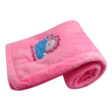 xcluma Soft Baby Blanket Wrap Super Soft Newborn 30 X 41 Inch Bright Pink